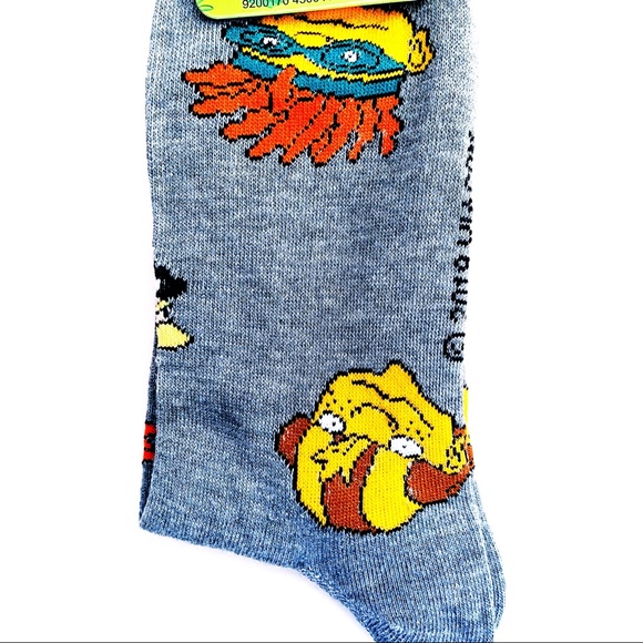 Nickelodeon Rocket Power Crew Socks 90s Retro Cartoon Mens Womens Novelty Gift - Picture 4 of 5